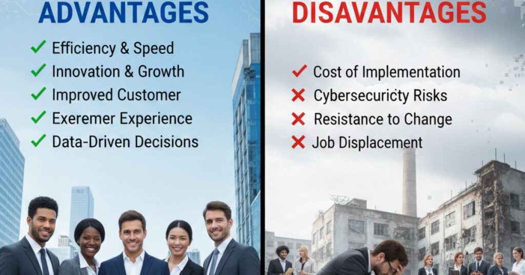 Advantages and Disadvantages of Digital Transformation